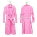 Knitted Belted Casual Robe